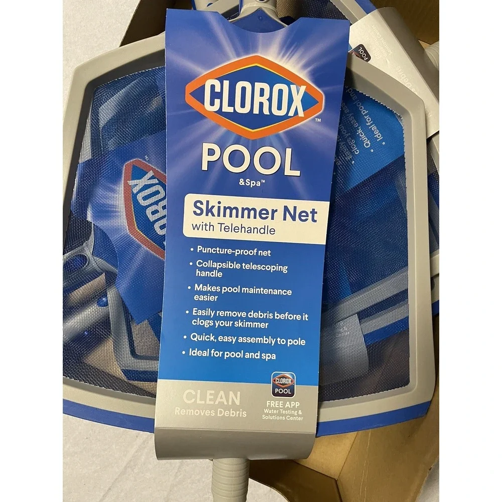 Clorox Pool &Spa Skimmer 4 ft Telescoping Pole for‎  Pools and Spas (set of 4)